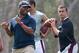Whitfield and Manziel working together in May of 2012.