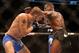Sep 21, 2013; Toronto, Ontario, CAN; Jon Jones fights Alexander Gustafsson (left) during their light heavyweight championship bout at UFC 165 at the Air Canada Centre. Mandatory Credit: Tom Szczerbowski-USA TODAY Sports