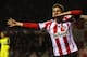 SUNDERLAND, ENGLAND - DECEMBER 17: Fabio Borini of Sunderland celebrates as he scores their first goal during the Capital One Cup Quarter-Final match between Sunderland and Chelsea at Stadium of Light on December 17, 2013 in Sunderland, England. (Photo