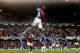 LONDON, ENGLAND - AUGUST 21: Christian Benteke of Aston Villa celebrates after scoring a goal to level the scores at 1-1 during the Barclays Premier League match between Chelsea and Aston Villa at Stamford Bridge on August 21, 2013 in London, England. (