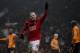 MANCHESTER, ENGLAND - JANUARY 23: Wayne Rooney of Manchester United celebrates scoring his hat-trick during the Barclays Premier League match between Manchester United and Hull City at Old Trafford on January 23, 2010 in Manchester, England. (Photo by J