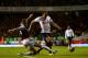 Andros Townsend in action for Spurs