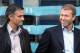 LONDON - AUGUST 24: Manager of Chelsea, Jose Mourinho, (L) talks with Chelsea owner Roman Abramovich before the Barclays Premiership match between Crystal Palace and Chelsea at Selhurst Park on August 24, 2004 in London. (Photo by Phil Cole/Getty Images