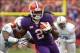 Nov 23, 2013; Clemson, SC, USA; Clemson Tigers wide receiver Sammy Watkins (2) carries the ball during the first quarter of the game against the Citadel Bulldogs at Clemson Memorial Stadium. Mandatory Credit: Joshua S. Kelly-USA TODAY Sports
