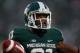 EAST LANSING, MI - NOVEMBER 02: Darqueze Dennard #31 of the Michigan State Spartans celebrates a win over the Michigan Wolverines at Spartan Stadium on November 2, 2013 in East Lansing, Michigan. (Photo by Gregory Shamus/Getty Images)