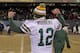 CHICAGO, IL - DECEMBER 29: Aaron Rodgers #12 of the Green Bay Packers celebrates after a win against the Chicago Bears at Soldier Field on December 29, 2013 in Chicago, Illinois. The Packers defeated the Bears 33-28. (Photo by Jonathan Daniel/Getty Image