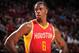 HOUSTON, TX - DECEMBER 31: Terrence Jones #6 of the Houston Rockets reacts to a play against the Sacramento Kings on December 31, 2013 at the Toyota Center in Houston, Texas. NOTE TO USER: User expressly acknowledges and agrees that, by downloading and o