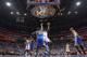 ORLANDO, FL - DECEMBER 31: Victor Oladipo #5 of the Orlando Magic attempts a shot against Draymond Green #23 of the Golden State Warriors on December 31, 2013 at Amway Center in Orlando, Florida. NOTE TO USER: User expressly acknowledges and agrees that,
