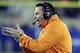 Nov 30, 2013; Lexington, KY, USA; Tennessee Volunteers head coach Butch Jones during the game against the Kentucky Wildcats in the second half at Commonwealth Stadium. Tennessee defeated Kentucky 27-14. Mandatory Credit: Mark Zerof-USA TODAY Sports