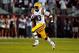 STARKVILLE, MS - OCTOBER 05: Jeremy Hill #33 of the LSU Tigers rushes for a touchdown against the Mississippi State Bulldogs during a game at Davis Wade Stadium on October 5, 2013 in Starkville, Mississippi. LSU won the game 59-26. (Photo by Stacy Reve