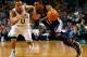 BOSTON, MA - NOVEMBER 27: Mike Conley #11 of the Memphis Grizzlies drives to the basket in the fourth quarter past Avery Bradley #0 of the Boston Celtics during the game at TD Garden on November 27, 2013 in Boston, Massachusetts. NOTE TO USER: User expr