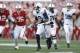 MADISON, WI - NOVEMBER 30: Allen Robinson #8 of the Penn State Nittany Lions makes the catch and turns upfield for some more yards during the first half of play against the Wisconsin Badgers at Camp Randall Stadium on November 30, 2013 in Madison, Wiscons