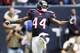HOUSTON, TX - DECEMBER 01: Ben Tate #44 of the Houston Texans celebrates afte scoring on a 7 yard run in the first quarter against the New England Patriots at Reliant Stadium on December 1, 2013 in Houston, Texas. (Photo by Bob Levey/Getty Images)
