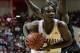 Nov 8, 2013; Bloomington, IN, USA; Indiana Hoosiers forward Noah Vonleh (1) dribbles the ball during the first half against the Chicago State Cougars at Assembly Hall. Mandatory Credit: Pat Lovell-USA TODAY Sports