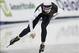 Jan 1, 2014; Kearns, UT, USA; First place finisher Maria Lamb competes in the women's 5,000 meter during the U.S. Olympic speedskating trials at Utah Olympic Oval. Mandatory Credit: Jim Urquhart-USA TODAY Sports