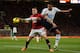 MANCHESTER, ENGLAND - JANUARY 01: Tom Cleverley of Manchester United competes with Mousa Dembele of Tottenham Hotspur during the Barclays Premier League match between Manchester United and Tottenham Hotspur at Old Trafford on January 1, 2014 in Mancheste