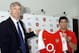 LONDON - JANUARY 30: Arsenals manager Arsene Wenger (L) poses with his new signing Jose Reyes during a photo opportunity at Arsenal Training Ground, on January 30, 2004 in London. (Photo by John Stillwell-Pool/Getty Images)