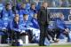 MOLDE, NORWAY - MAY 6: Ole Gunnar Solskjaer, manager of Molde FK looks on during the Norwegian Tippeligaen match between Molde FK and Aalesunds FK held on May 6, 2012 at the Aker Stadion in Molde, Norway. (Photo by Daniel Sannum Lauten/EuroFootball/Getty