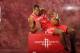 HOUSTON - JULY 11: Dwight Howard #12 of the Houston Rockets poses for a photograph in his away jersey in Houston, Texas. NOTE TO USER: User expressly acknowledges and agrees that, by downloading and or using this photograph, User is consenting to the ter