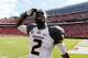 ATHENS, GA - OCTOBER 12: L'Damian Washington #2 of the Missouri Tigers celebrates their 41-26 win over the Georgia Bulldogs at Sanford Stadium on October 12, 2013 in Athens, Georgia. (Photo by Kevin C. Cox/Getty Images)
