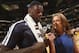INDIANAPOLIS - NOVEMBER 11: Lance Stephenson #1 of the Indiana Pacers is interviewed after posting his first career triple double against the Memphis Grizzlies at Bankers Life Fieldhouse on November 11, 2013 in Indianapolis, Indiana. NOTE TO USER: User e