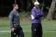 LONDON, ENGLAND - SEPTEMBER 26: Special Teams Coordinator Mike Priefer (L) and Head Coach Leslie Frazier look on during a Minnesota Vikings training session at the Grove Hotel on September 26, 2013 in London, England. (Photo by Harry Engels/Getty Images