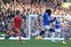 LIVERPOOL, ENGLAND - DECEMBER 29: Romelu Lukaku of Everton surges forward during the Barclays Premier League match between Everton and Southampton at Goodison Park on December 29, 2013 in Liverpool, England. (Photo by Clive Brunskill/Getty Images)