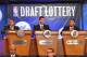 NEW YORK, NY - MAY 21: Bradley Beal of the Washington Wizards; Kevin Love of the Minnesota Timberwolves and Damian Lillard of the Portland Trail Blazers during the 2013 NBA Draft Lottery on May 21, 2013 at the ABC News' 'Good Morning America' Times Square