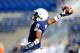 Nov 16, 2013; University Park, PA, USA; Penn State Nittany Lions wide receiver Allen Robinson (8) makes a one handed catch prior to the game against the Purdue Boilermakers at Beaver Stadium. Mandatory Credit: Rich Barnes-USA TODAY Sports