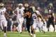 Nov 23, 2013; Corvallis, OR, USA; Oregon State Beavers wide receiver Brandin Cooks (7) scores a touchdown against the Washington Huskies in the second half at Reser Stadium. Mandatory Credit: Jaime Valdez-USA TODAY Sports