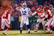 KANSAS CITY, MO - DECEMBER 23: Quarterback Andrew Luck #12 of the Indianapolis Colts in action during the game against the Kansas City Chiefs at Arrowhead Stadium on December 23, 2012 in Kansas City, Missouri. (Photo by Jamie Squire/Getty Images)