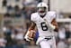 Apr 20, 2013; University Park, PA, USA; Penn State Nittany Lions wide receiver Allen Robinson (8) runs with the ball in the first quarter of the Blue White spring game at Beaver Stadium. Mandatory Credit: Matthew O'Haren-USA TODAY Sports