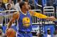 ORLANDO, FL - DECEMBER 31: Andre Iguodala #9 of the Golden State Warriors handles the basketball during a game against the Orlando Magic on December 31, 2013 at Amway Center in Orlando, Florida. NOTE TO USER: User expressly acknowledges and agrees that, b