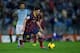 VIGO, SPAIN - OCTOBER 29: Lionel Messi of FC Barcelona runs for the ball during the La Liga match between RC Celta de Vigo and FC Barcelona at Estadio Balaidos on October 29, 2013 in Vigo, Spain. (Photo by Gonzalo Arroyo Moreno/Getty Images)