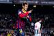 BARCELONA, SPAIN - DECEMBER 17: Neymar of FC Barcelona celebrates after scoring his team's third goal during the Copa del Rey round of 32 second leg match between FC Barcelona and Cartagena at Camp Nou on December 17, 2013 in Barcelona, Spain. (Photo by