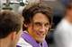 Sep 23, 2012; Minneapolis, MN, USA; Minnesota Vikings punter Chris Kluwe (5) talks on the sidelines in the fourth quarter of the game against the San Francisco 49ers at the Metrodome. Vikings win 24-13. Mandatory Credit: Bruce Kluckhohn-USA TODAY Sports