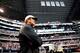 ARLINGTON, TX - NOVEMBER 22: Head coach Art Briles of the Baylor University Bears looks on a the Dallas Cowboys take on the Washington Redskins on Thanksgiving Day at Cowboys Stadium on November 22, 2012 in Arlington, Texas. Briles coached quarterback Ro