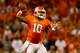 CLEMSON, SC - AUGUST 31: Tajh Boyd #10 of the Clemson Tigers drops back to pass against the Georgia Bulldogs during their game at Memorial Stadium on August 31, 2013 in Clemson, South Carolina. (Photo by Streeter Lecka/Getty Images)