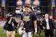 GLENDALE, AZ - JANUARY 01: Quarterback Blake Bortles #5 of the UCF Knights walks off the field after defeating the Baylor Bears 52-42 in the Tostitos Fiesta Bowl at University of Phoenix Stadium on January 1, 2014 in Glendale, Arizona. (Photo by Jennife