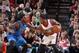 PORTLAND, OR - DECEMBER 7: Wesley Matthews #2 of the Portland Trail Blazers controls the ball against Jae Crowder #9 of the Dallas Mavericks on December 7, 2013 at the Moda Center Arena in Portland, Oregon. NOTE TO USER: User expressly acknowledges and ag
