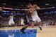 Blake Griffin may be taller and more muscular than Leonard, but Kawhi consistently steps up to the challenge.