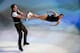 EAST RUTHERFORD, NJ - DECEMBER 11: Marissa Castelli and Simon Shnapir perform during the P&G Wal-Mart 'Tribute to American Legends of the Ice' at Izod Center on December 11, 2013 in East Rutherford, New Jersey. (Photo by Elsa/Getty Images)
