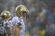 Dec 22, 2013; Charlotte, NC, USA; New Orleans Saints quarterback Drew Brees (9) on the field in the third quarter. The Panthers defeated the Saint 17-13 at Bank of America Stadium. Mandatory Credit: Bob Donnan-USA TODAY Sports