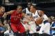 Dec 20, 2013; Dallas, TX, USA; Dallas Mavericks small forward Shawn Marion (0) drives around Toronto Raptors shooting guard DeMar DeRozan (10) during the first quarter at American Airlines Center. Mandatory Credit: Kevin Jairaj-USA TODAY Sports