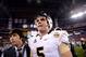 GLENDALE, AZ - JANUARY 01: Quarterback Blake Bortles #5 of the UCF Knights walks off the field after defeating the Baylor Bears 52-42 in the Tostitos Fiesta Bowl at University of Phoenix Stadium on January 1, 2014 in Glendale, Arizona. (Photo by Jennifer