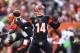 CINCINNATI, OH - DECEMBER 29: Andy Dalton #14 of the Cincinnati Bengals throws a pass during the NFL game against the Baltimore Ravens at Paul Brown Stadium on December 29, 2013 in Cincinnati, Ohio. (Photo by Andy Lyons/Getty Images)