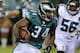 JACKSONVILLE, FL - AUGUST 24: Philadelphia Eagles running back Bryce Brown runs with the ball during a game against the Jacksonville Jaguars at EverBank Field on August 24, 2013 in Jacksonville, Florida. (Photo by Brian Cleary/Getty Images)