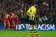 LONDON, ENGLAND - MAY 25: Robert Lewandowski of Borussia Dortmund looks dejected as Arjen Robben of Bayern Muenchen scores their second goal during the UEFA Champions League final match between Borussia Dortmund and FC Bayern Muenchen at Wembley Stadium