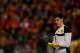 BRUSSELS, BELGIUM - OCTOBER 15: Goalkeeper, Thibaut Courtois of Belgium in action during the FIFA 2014 World Cup Qualifying Group A match between Belgium and Wales at King Baudouin Stadium on October 15, 2013 in Brussels, Belgium. (Photo by Dean Mouhtar