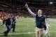 ATLANTA, GA - DECEMBER 07: Head coach Gus Malzahn of the Auburn Tigers reacts after having gatorate dumped on him in celebration of their 59-42 win over the Missouri Tigers during the SEC Championship Game at Georgia Dome on December 7, 2013 in Atlanta,